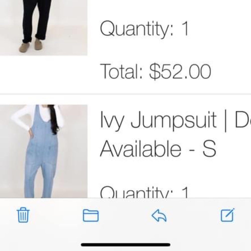 Shop Talulah denim jumpsuit